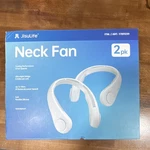 Jisulife Neck Fan 2 Pack White Bladeless Ultra-light 3 Speeds Silicone. Fixed Price $18.99.