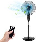 Costway 16" Oscillating Pedestal Fan Dual Blades W/ Remote Control Adjustable. Fixed Price $75.99.