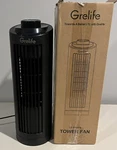 Grelife 13" Bladeless Tower Fan 70 Oscillation Speeds 4 Wind Modes Touch &.... Fixed Price $22.45.
