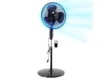 Vie Air 16 Inch 3 Speed Oscillating Stand Fan With Remote Control Black. Fixed Price $45.49.