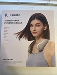 Jisulife Neck Fan LIFE3 Portable Low Noise Ultra Light Design Hands Free New. Fixed Price $24.99.