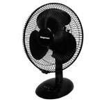 Impress 12 Inch 3 Speed Oscillating Table Fan Black. Fixed Price $39.99.