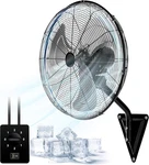 Azoutdoor 20" Wall Mount Fan 7000 Cfm High Velocity Industrial 120 Os. Fixed Price $118.79.