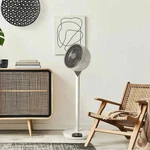 Woozoo 360 Pedestal Fan Dc Motor Adjustable Height White Open Box. Fixed Price $64.99.