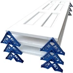 4IN1 Drying Rack Painters Accessory Tool Stacking Design Door Mount Durable Blue. Fixed Price $129.99.