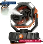 Usone Misting Fan, Portable Camping Rechargeable, Battery Powered For. Fixed Price $43.73.