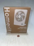 Personal Battery Operated Desk Portable Rechargeable 2000MAH Powered Display Fan. Fixed Price $34.99.
