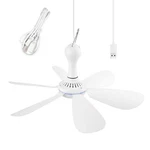 Scooyeees Silent Usb Powered Ceiling Canopy Fan With 1M Universal,. Fixed Price $26.74.