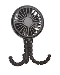 Gusgu Multi- Purpose Stroller Bracket Fan With Flexible Tripod Clip, Black. Fixed Price $12.82.