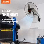 Vevor Wall Mount Fan, 18 Inch, 3-SPEED High Velocity Max. 4000 Cfm Oscillating. Fixed Price $89.90.