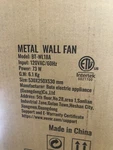 Vevor Wall Mount Fan, Inch, 3-SPEED GYBGSFSYCSF18BWP2V1. Fixed Price $51.99.