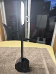 Exc Black Marble Finish Gingko Design Octagon One Portable Desk Light Lamp. Fixed Price $29.99.
