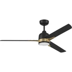 Craftmade FUL52FBSB3 Fuller Indoor Ceiling Fan Flat Black/satin Brass. Fixed Price $286.13.