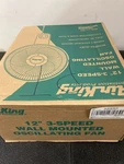 Air King 9012 Commercial Grade Oscillating Wall Mount Fan, 12-INCH White. Fixed Price $66.33.