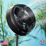 Holmes 16 Outdoor Misting Stand Fan Hose Connection 3 Speeds Micro-mist. Fixed Price $141.65.