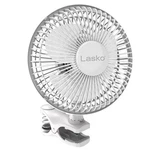 Lasko Mini Cooling Clip Fan 2-SPEEDS White Desk Table Quiet Small Office Corded. Fixed Price $19.94.
