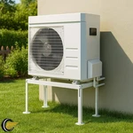 Steel Ground Condenser Stand For Mini Split Air Conditioners 9000-24000 Btu. Fixed Price $58.39.