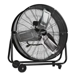 New Comfort Zone 24" High Velocity Drum Fan Industrial Commercial Air Circulator. Fixed Price $149.00.
