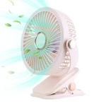 Portable Quiet Clip On Fan With 5 Speeds 3 Brightness 720 Fully Adjustable Angl. Fixed Price $17.99.