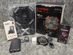 Coldsky 20000MAH Battery Camping Fan , 4 Led Lantern 8 Speeds Desk Bundle. Fixed Price $37.99.