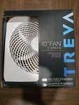 Treva 10-INCH Portable Desktop Battery Fan Powered By And/or Ac Adapt.... Fixed Price $30.00.