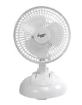 Comfort Zone CZ6XMWT 1 Fan 6" White 2 In Clip Desk Style. Fixed Price $27.99.