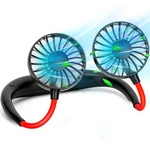 Shuangjishan Neck Fan Portable Rechargeable Personal Cooling Wearable Aro.... Fixed Price $17.35.
