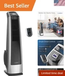 Remote-controlled 35 Tower Fan With 509 Cfm & 7-HOUR Timer For Ultimate Cooling. Fixed Price $163.99.