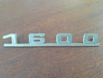Porsche 356 Emblem "1600" 2 Tab Trademark German Race Outlaw Speedster. Fixed Price $75.00.