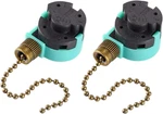 Ceiling Fan Pull Switch ZE-268S6 3 Speed 4 Wire Bronze,. Fixed Price $13.41.