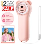 Ventilador Usb Recargable Peque De Mano Rosa Personal Para Mujer Oferta. Fixed Price $12.99.