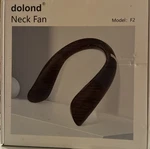 Dolond Personal Neck Fan Black MODEL:F2 4000MAH Type-c Usb Nib Cooling Portable. Fixed Price $10.00.