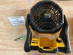 For Repair Dewalt DCE512B Cordless Jobsite Fan 650 Cfm 11" 20V P9-08. Fixed Price $89.00.
