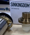 Sinktop Air Switch Kit Long Full Brass Button 4 Garb Disposal Champagne Cordless. Fixed Price $12.99.