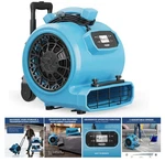 Alorair GE4000HCW Cfm 1 Hp Mover Carpet Dryer Blower Floor Fan - Blue. Fixed Price $330.11.