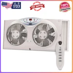 Bionaire Thin Window Fan With Manual Controls (BWF0502M-WM). Fixed Price $78.55.