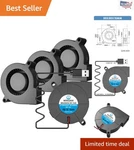 Efficient 5V Usb Tiny Blower Fans - Ideal For Ventilation Tight Spaces. Fixed Price $19.99.