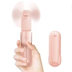 Jkjoy Mini Handheld Fan, Portable With Usb Rechargeable, Small, Pink. Fixed Price $17.84.