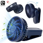 Portable Magnetic Clip-on W/ 3 Speeds Rechargeable Mini Fans For Home Office. Fixed Price $14.71.