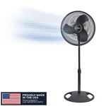 16" Oscillating Adjustable Pedestal Fan With 3-SPEEDS, S16500, Black, 18" Long,. Fixed Price $23.98.