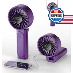 Peiyuu 4000MAH Usb Rechargeable 180 Foldable Mini Handheld Desk Fan 6-SPEED. Fixed Price $26.01.