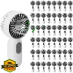 Rossesay 48 Pcs Mini Portable Fan Bulk Usb Rechargeable Travel White. Fixed Price $203.99.