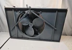 Atlas Fan Air The Torrington Mfg. Co. Iron Heavy Garage Sz 32X21X9 Grey Tested. Fixed Price $349.99.