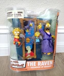 Vintage The Simpsons Raven Treehouse Of Horror Toy Set Mcfarlane Poe Figure. Fixed Price $193.00.