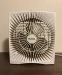 2006 Holmes 10" Table Box Fan Model HABF120 2-SPEED Works!!!. Fixed Price $41.00.