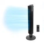 Comfort Zone Oscillating Tower Fan With Remote, 42 Inches, 3 Speed, Wifi, Black. Fixed Price $86.19.
