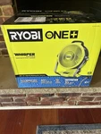 New Ryobi 18V One+ 12'' Misting Air Cannon Whisper Fan Hybrid Tool Only. Fixed Price $79.00.