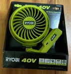 Ryobi 40V Cordless 3-SPEED Topper Fan RY40CF01B ** Bare Tool W. Fixed Price $33.25.