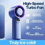 Kinscoter Portable Handheld Turbo Fan 100 Wind Speeds Adjustable Mini Personal. Fixed Price $37.00.