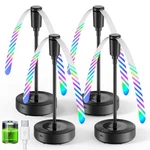 Portable Fly Fans 2000MAH Rechargeable Led Display 4 Pack Beige KW63 Tripole. Fixed Price $51.99.